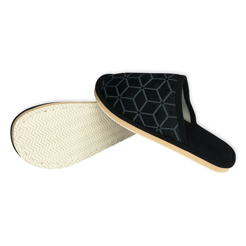 Pantufa Masculina estamapada preta