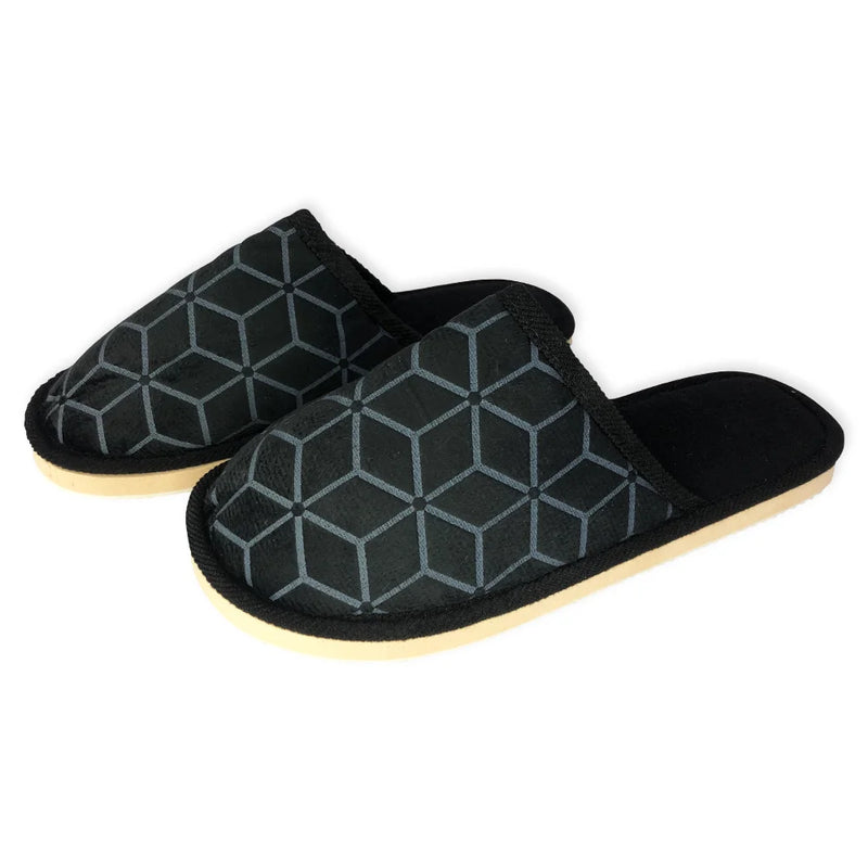 Pantufa Masculina estamapada preta